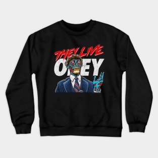 They Live, DISTRESSED, John Carpenter, Cult Classic Crewneck Sweatshirt